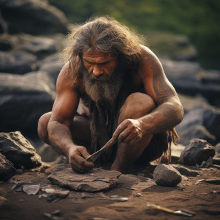 Neandertálec z Gánoviec 2/3